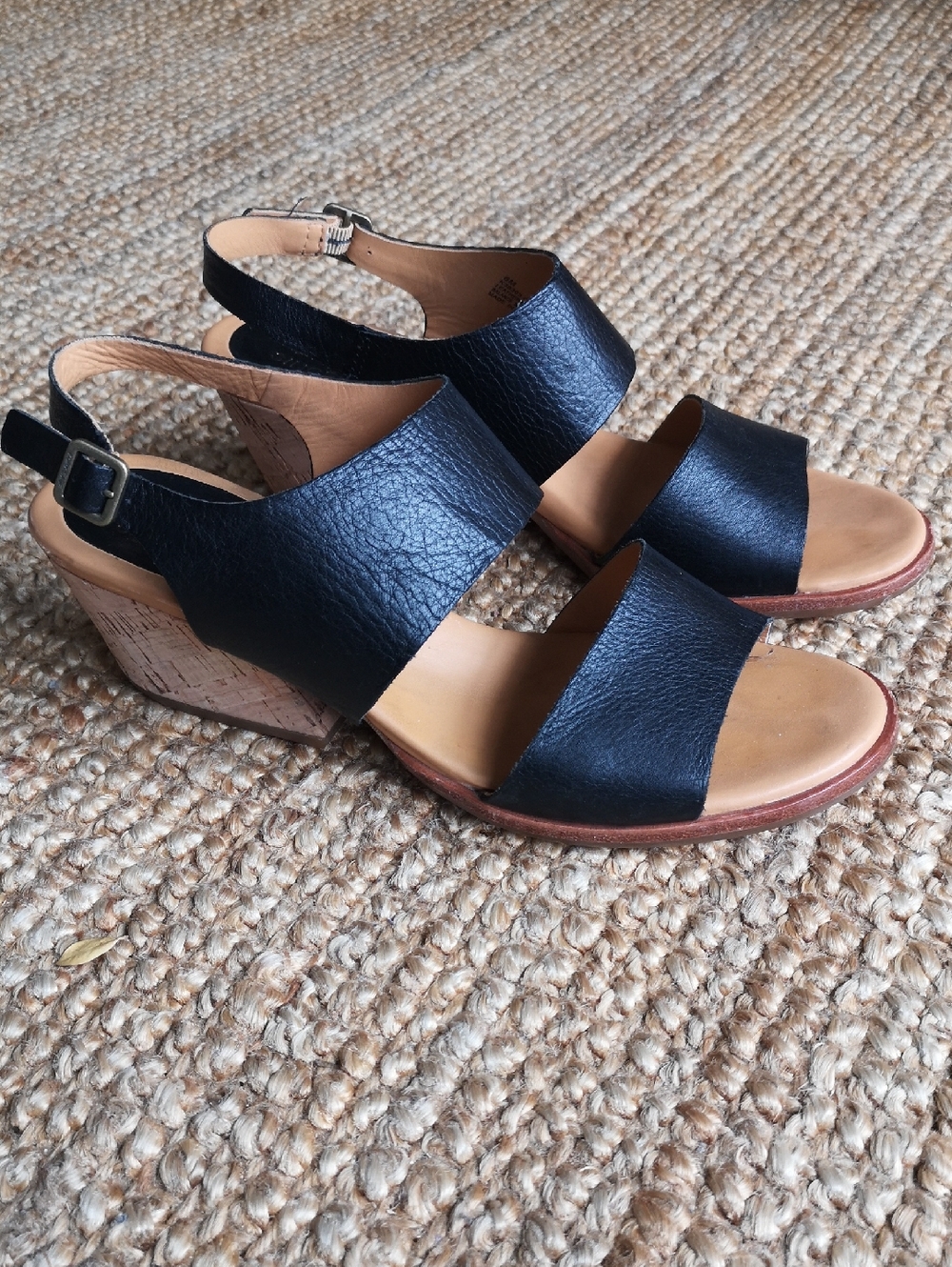 Kork-Ease leather heeled sandals